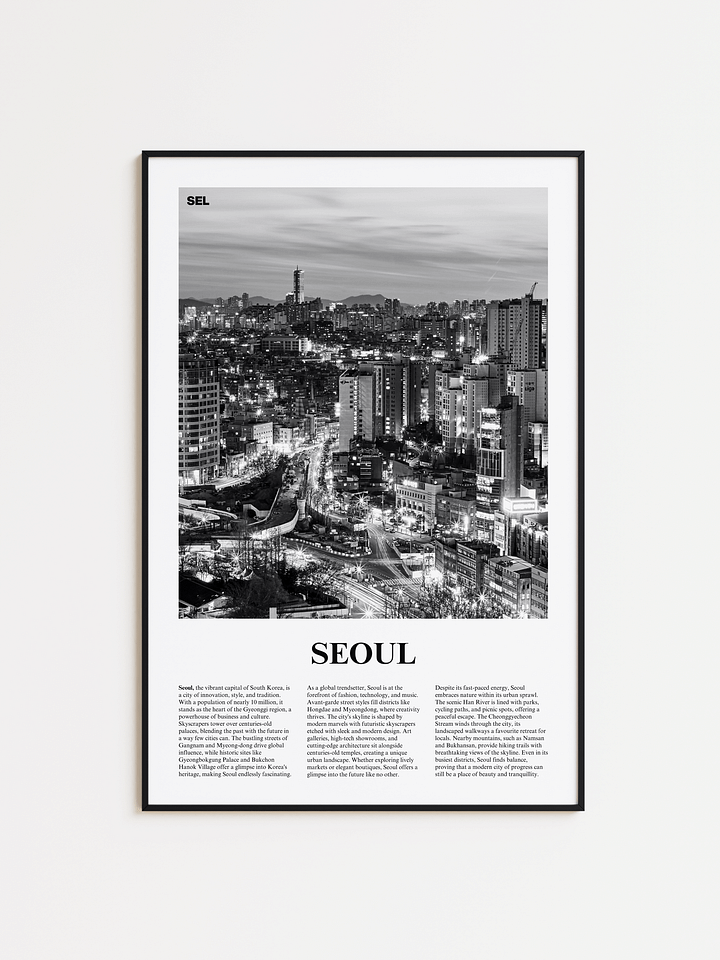 Seoul 02 Newspaper Poster product image (1)