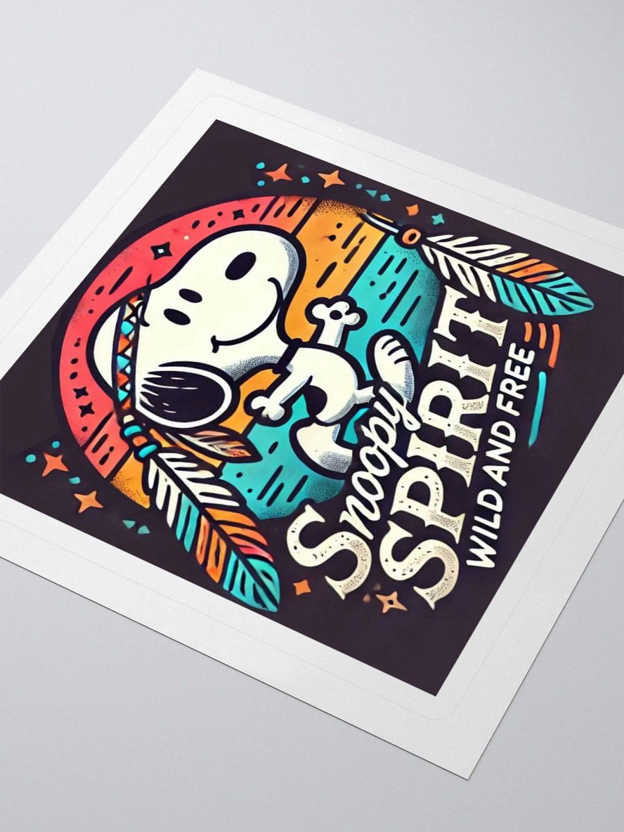 Snoopy Spirit Wild and Free Kiss Cut Stickers product image (9)