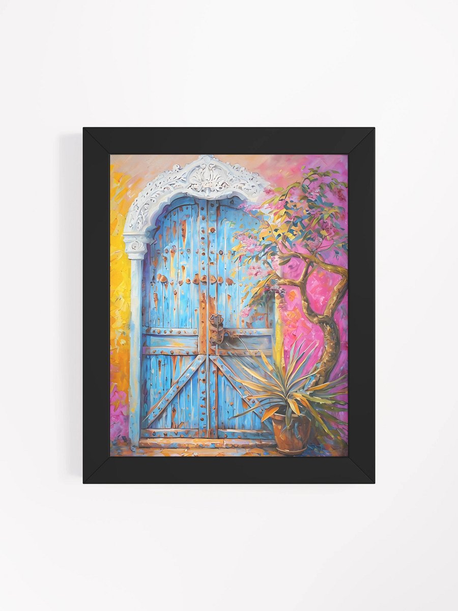 Vibrant Doorway Framed Matte Poster product image (5)