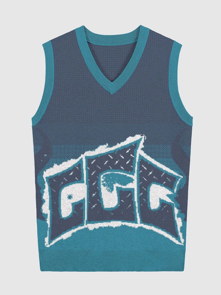 GGG Fire Logo Knitted V-Neck Vest product image (4)