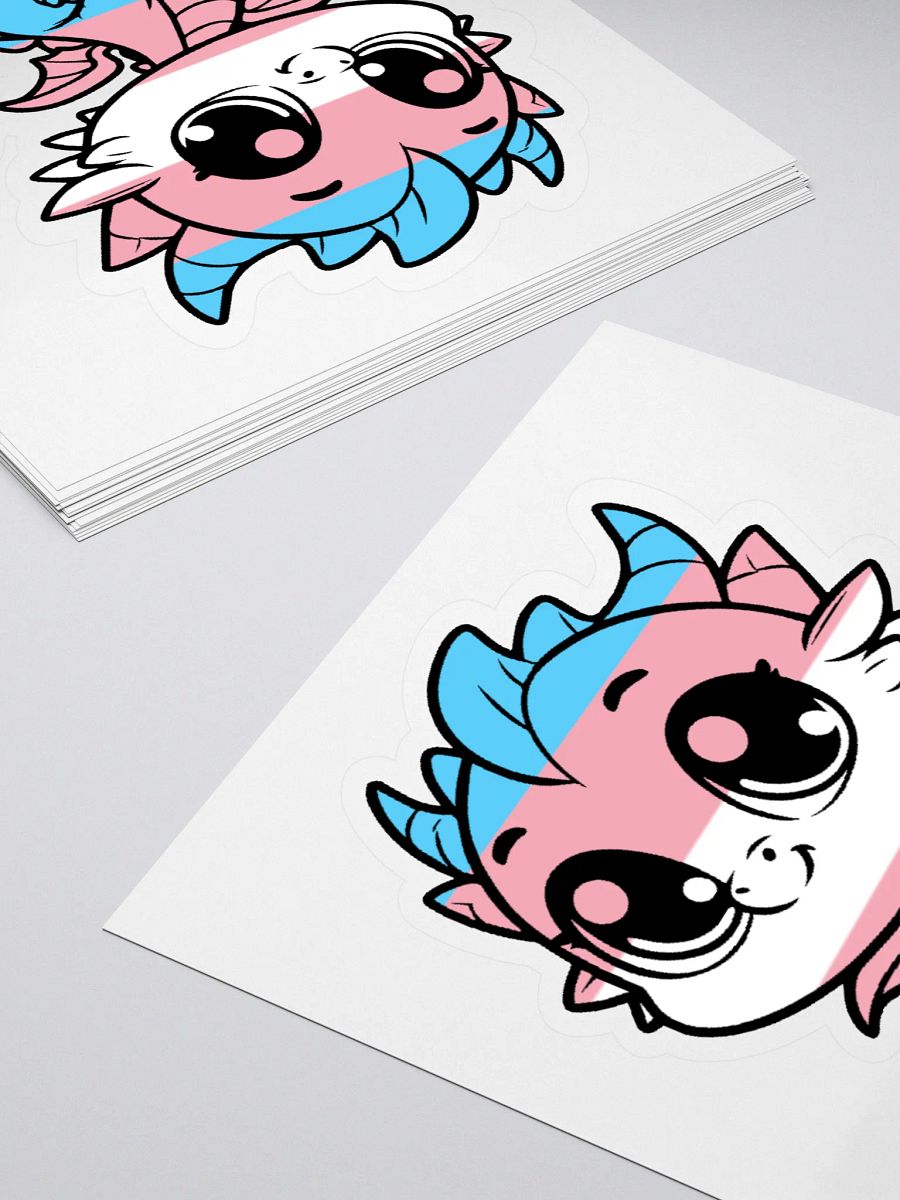 Transgender Pride Dragon Sticker product image (4)