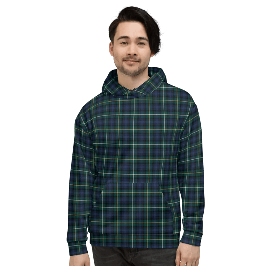 Campbell Clan Tartan Hoodie product image (2)