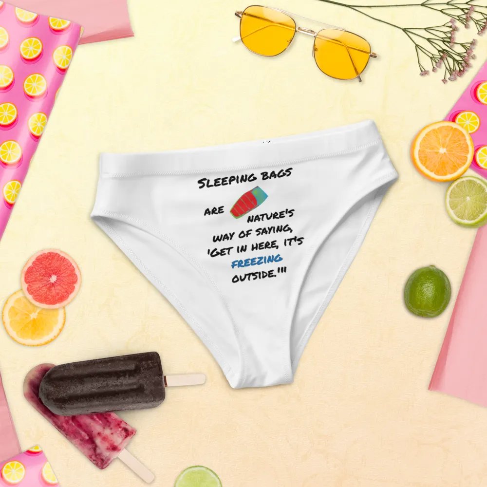 Arctic Dreams Recycled High-Waisted Bikini Bottom product image (10)