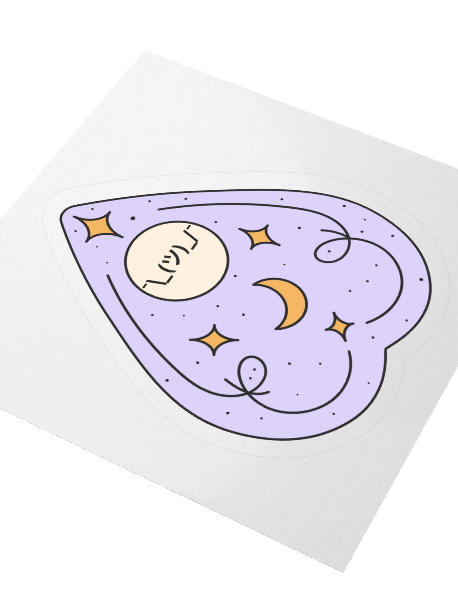 Shrug Ouija Board Response Sticker product image (9)