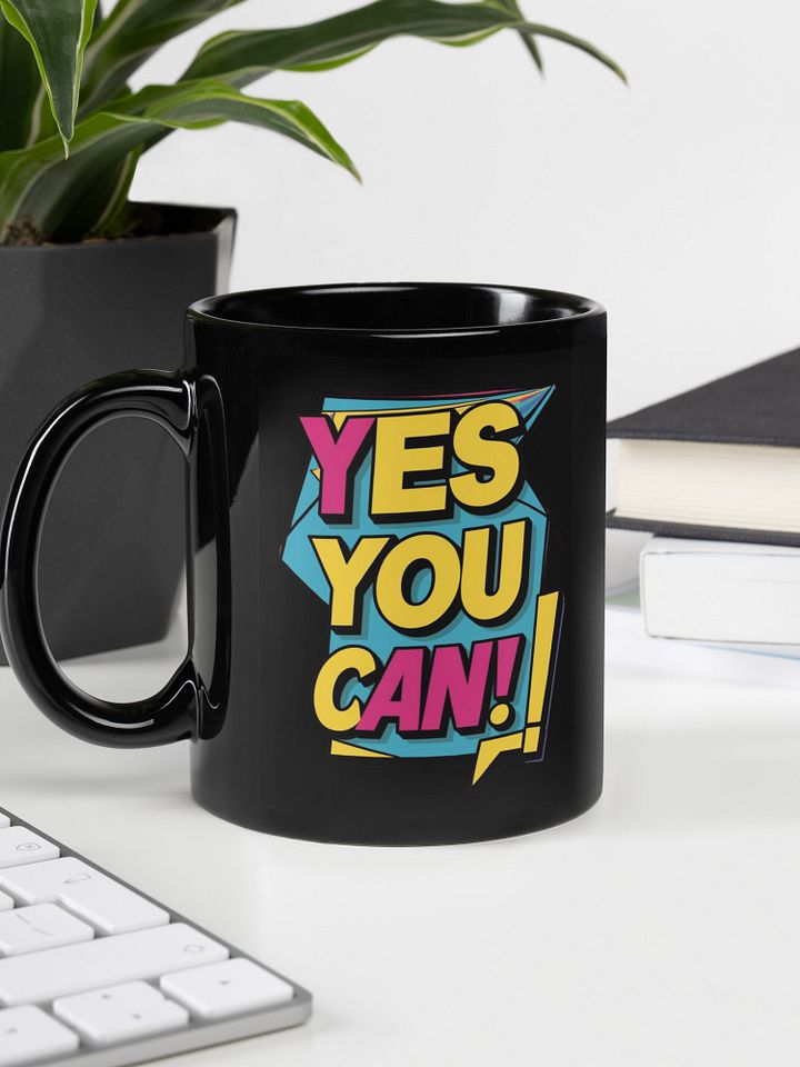 Life Is Too Short To Take Yourself Seriously Black Glossy Mug product image (2)