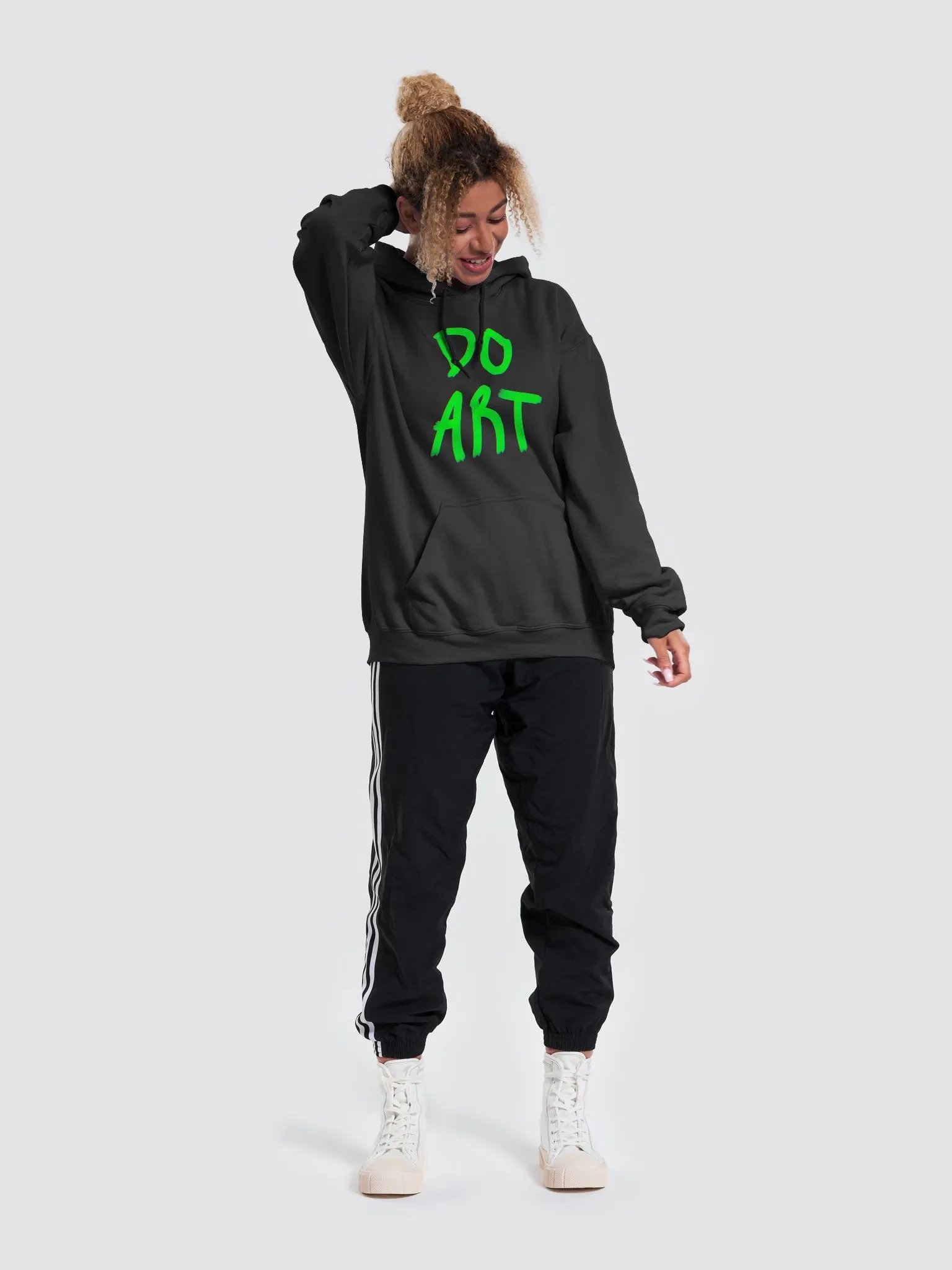 DO ART PULLOVER HOODIE (Green) product image (57)
