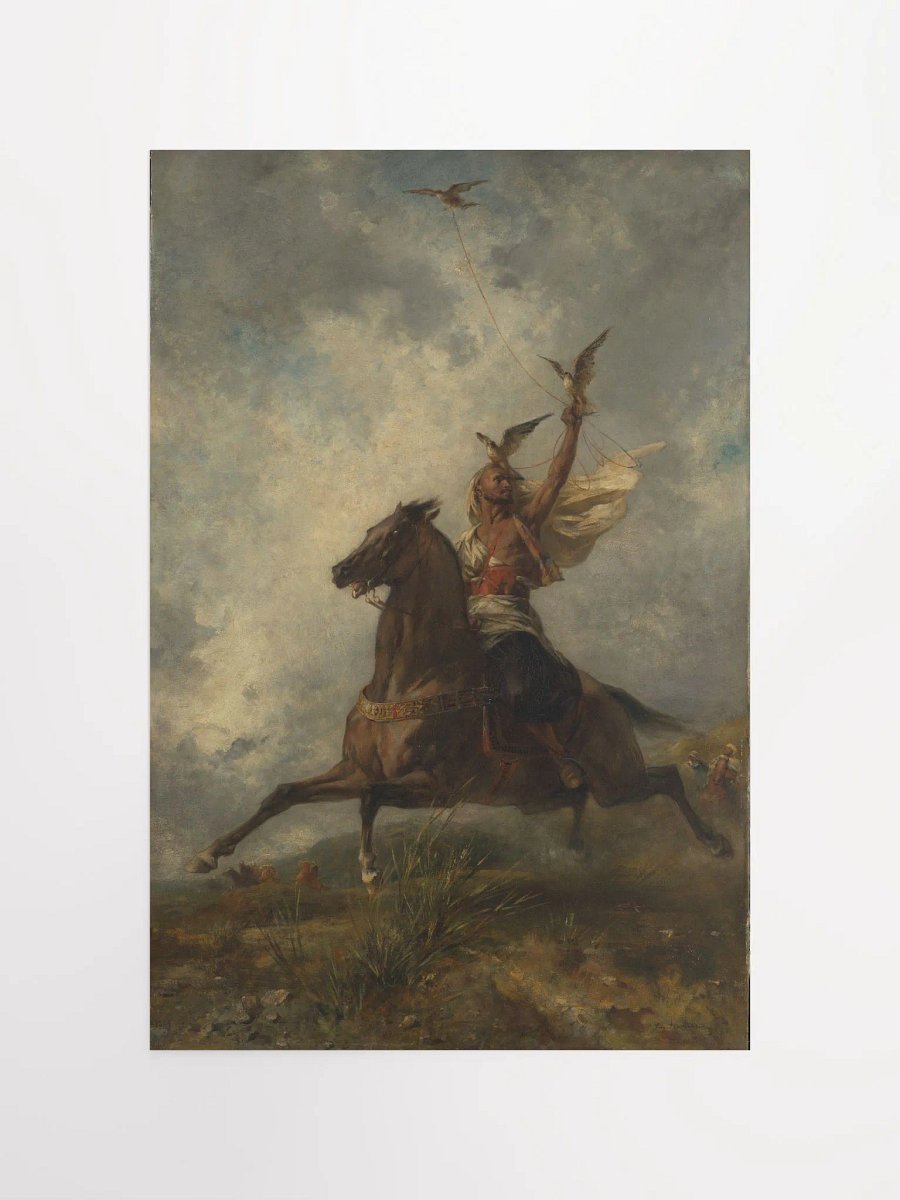 Digital copy The Arab Falconer By Eugène Fromentin French 1864/Enhanced Matte Paper Poster (in) by Allcolor product image (4)