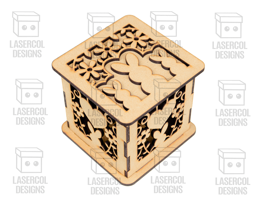 Easter Boxes Set (2 Sizes, 5 Styles) - Laser Cut Files product image (5)