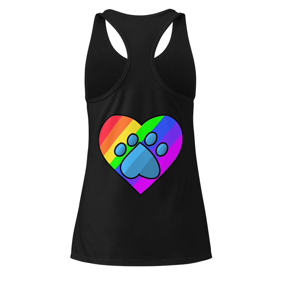Frenchkittie Paw Love Racerback Tank product image (6)