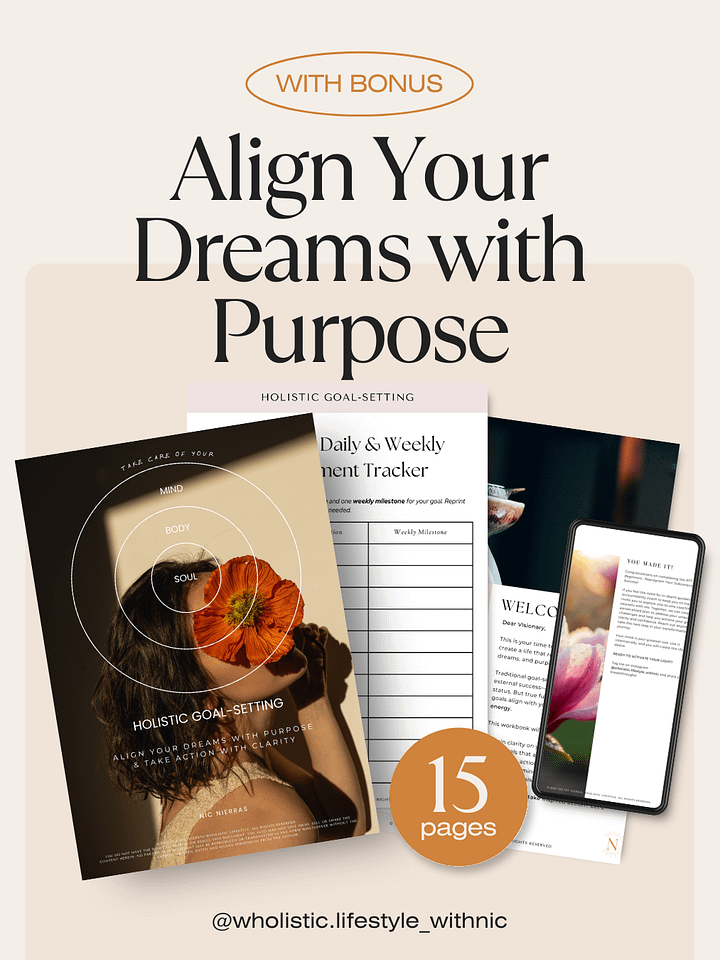 Holistic Goal-Setting Guide – The Ultimate Aligned Success Plan product image (2)