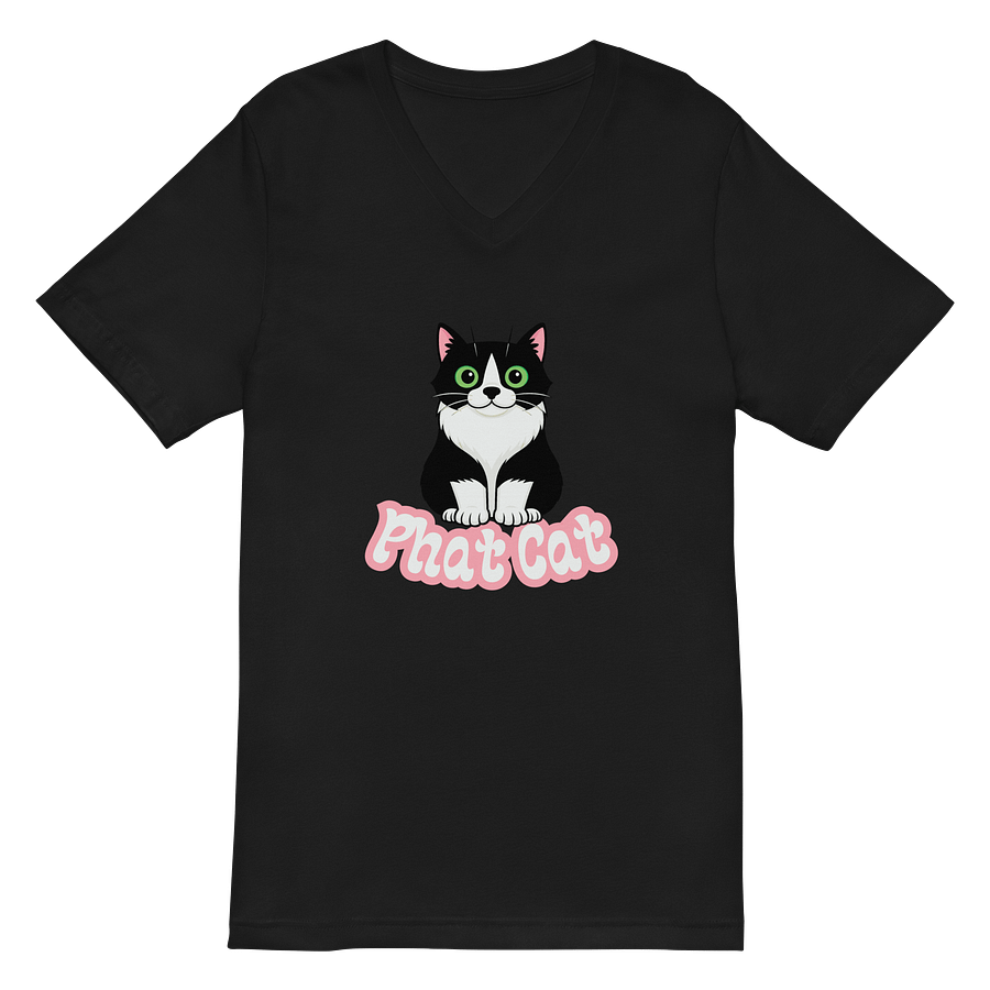 Phat Cat Men's Soft V-Neck (Pink) product image (3)