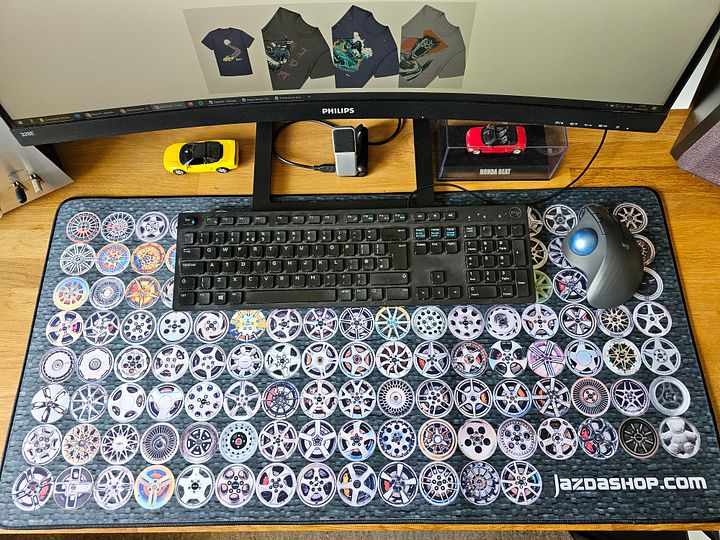 All the wheels - Desk Mat product image (2)