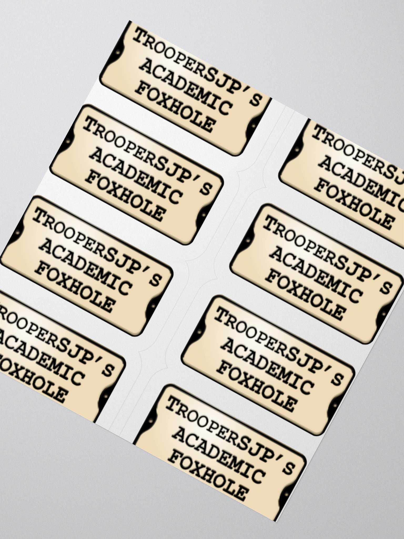 Academic Foxhole Stickers product image (5)