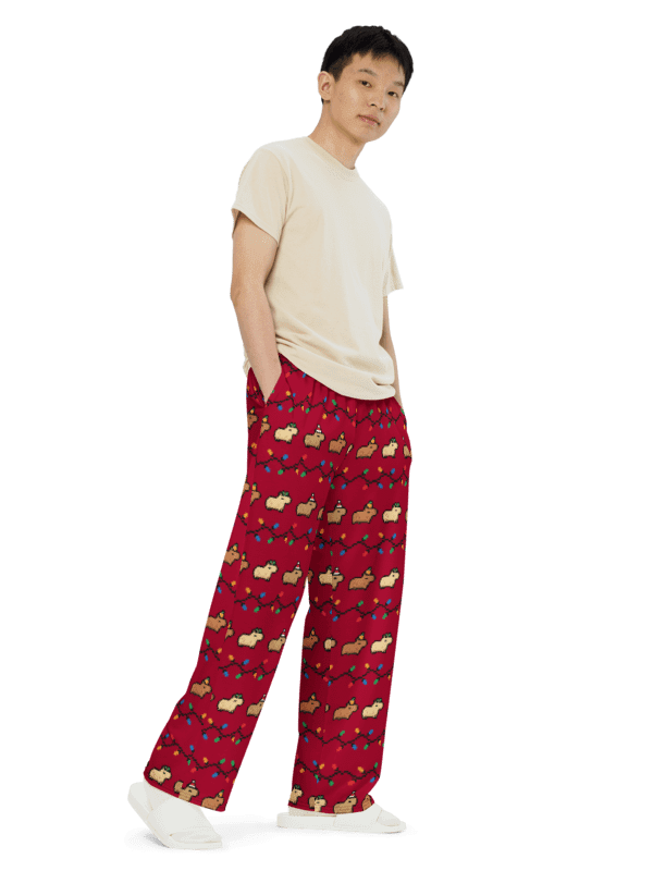 Capy Holidays Pajama Bottoms product image (2)