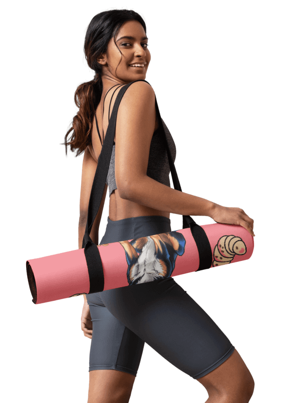 I'M YUST HERE FOR THE TREATS Yoga Mat product image (4)
