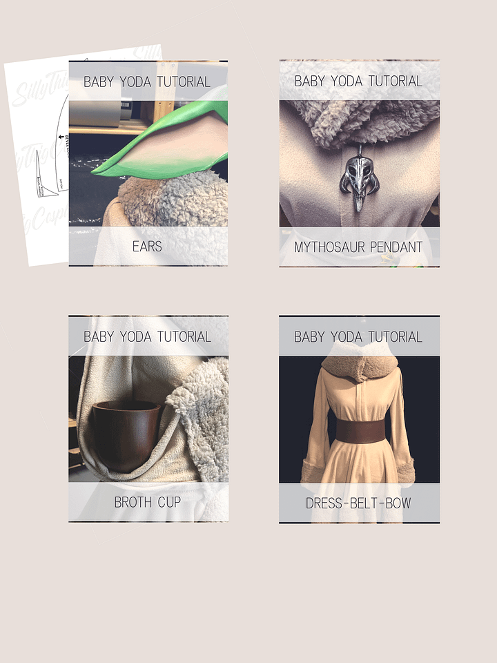Baby Yoda Tutorial and Pattern product image (2)