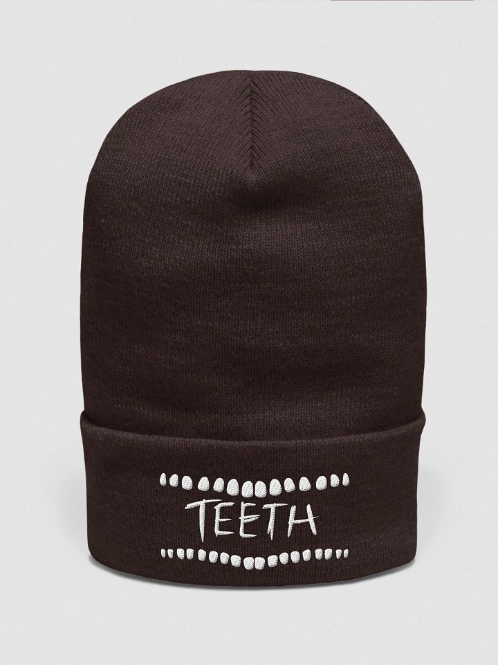 TEETH embroidered beanie product image (2)