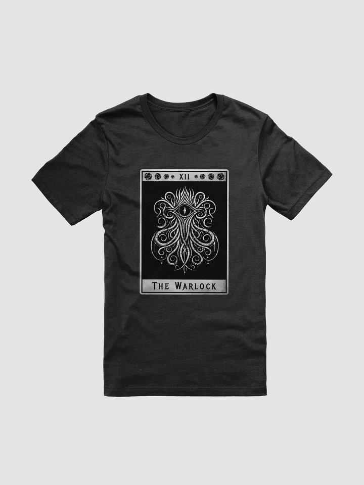 Warlock Shirt, Grunge Tarot-Inspired Roleplaying Class Symbol Tee product image (9)