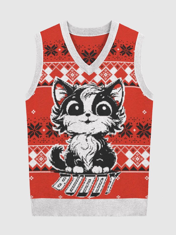 Buddy Knitted V-Neck Vest 18 product image (4)