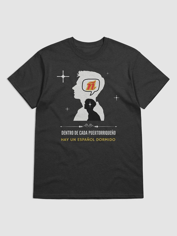 Camiseta manga corta negra (unisex) - Español Dormido product image (1)