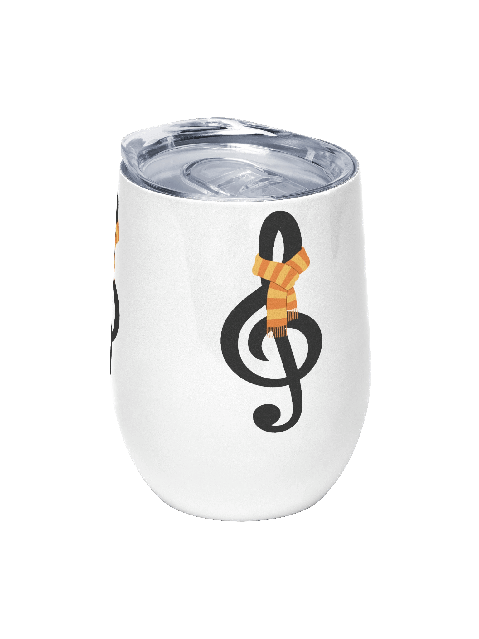 Harmonious Treble Clef Wine Tumbler product image (5)