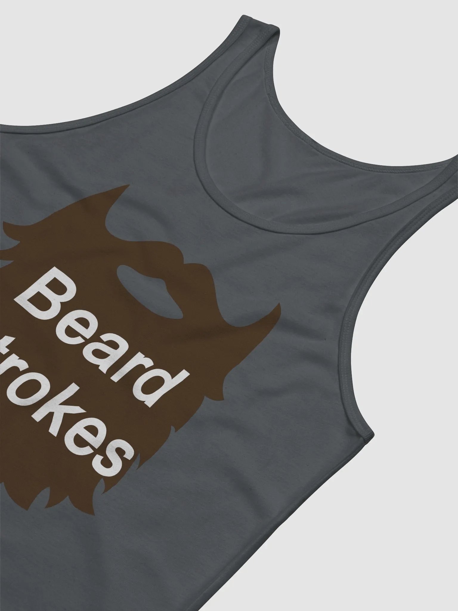 Beard Strokes Tank Top - Unisex (Brown Beard) product image (51)