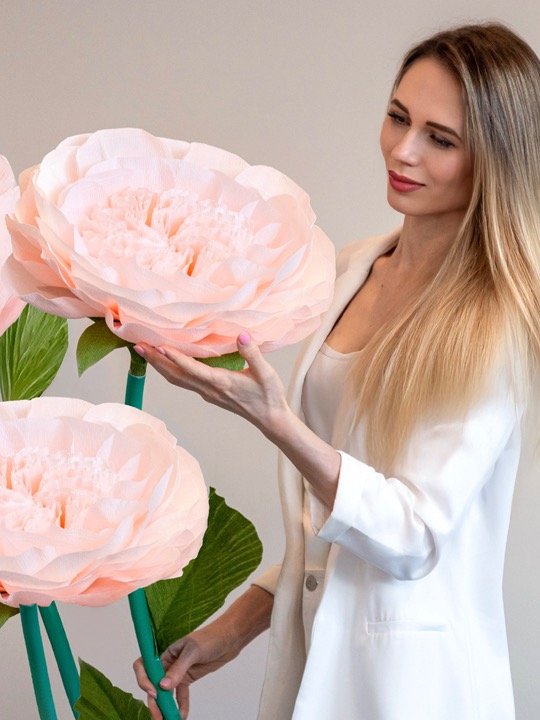 DIY Giant Paper English Rose: Templates from Video Tutorial + Materials Checklist product image (1)