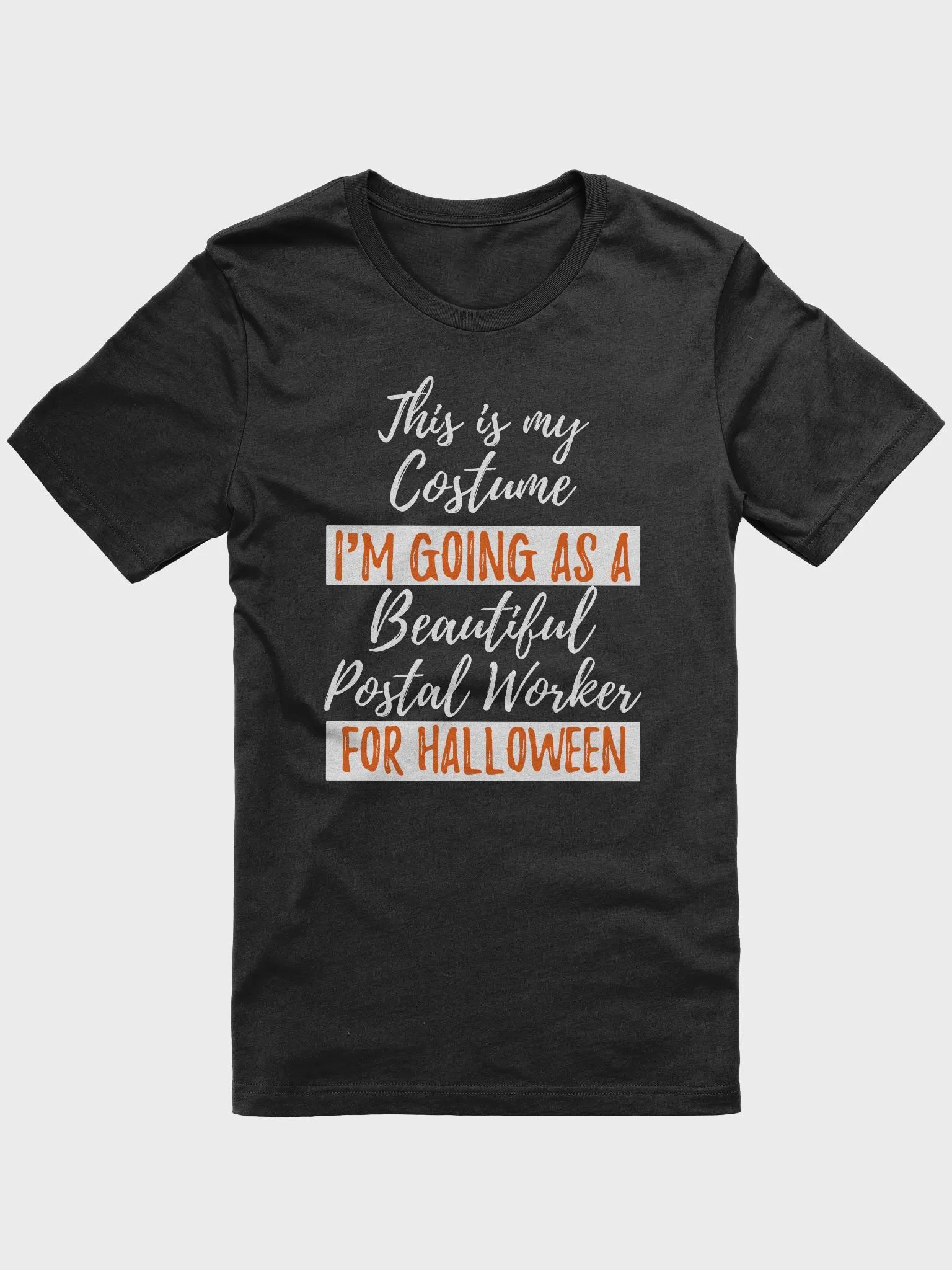 COSTUME BEAUTIFUL POSTAL WORKER TEE POSTAL WORKER HALLOWEEN product image (2)