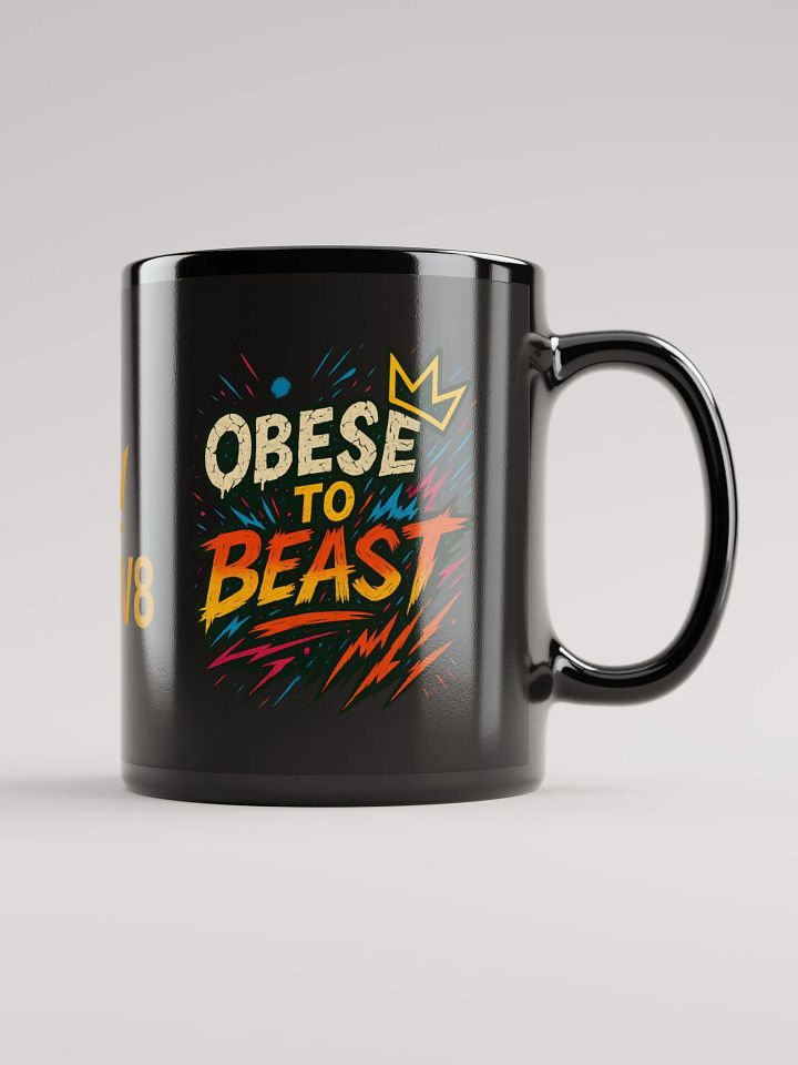 Obese to Beast Graffiti Mug – KING MOTIV8 Edition product image (1)
