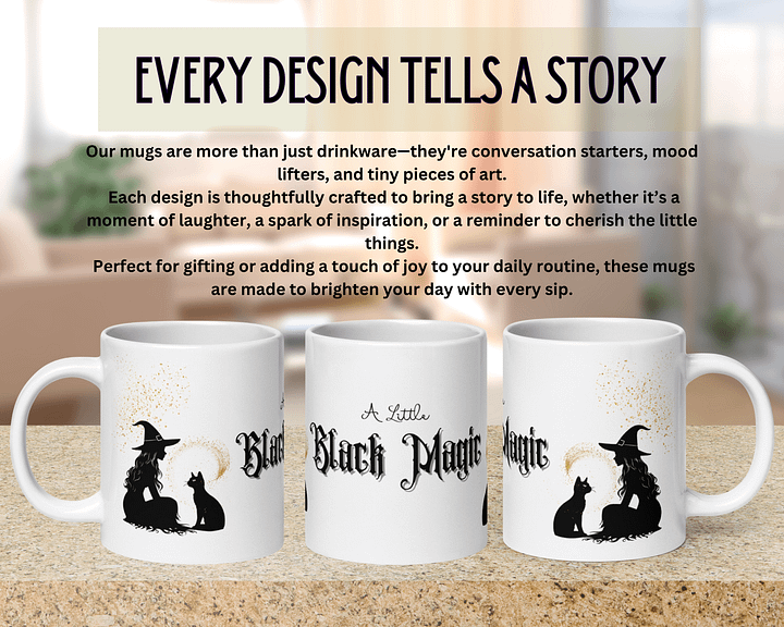 A Little Black Magic Glossy Mug product image (1)