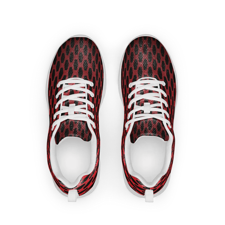 Honeycomb Red & Black Men's Athletic Shoes product image (1)