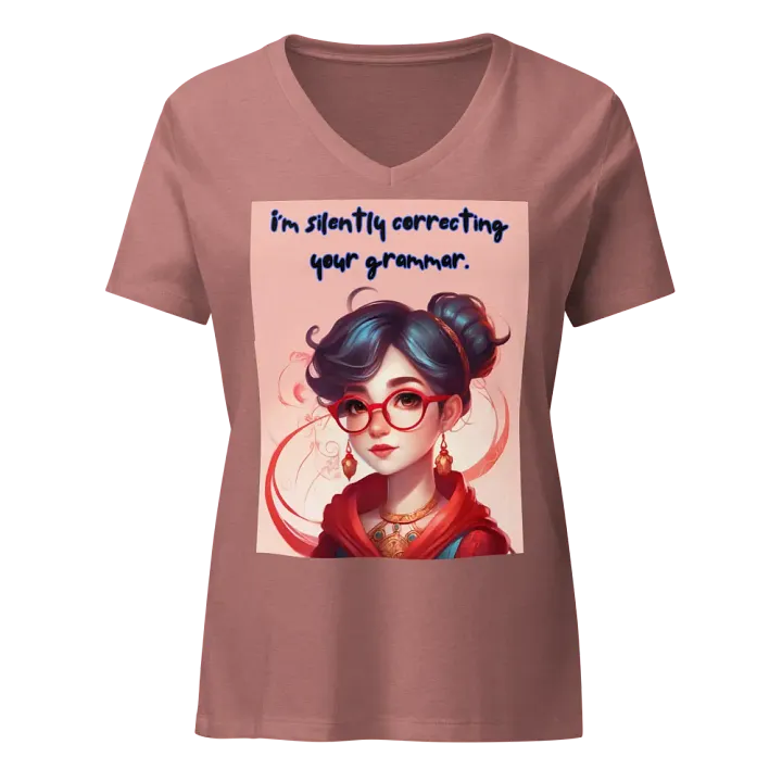 Grammar Police V-Neck Tee product image (4)