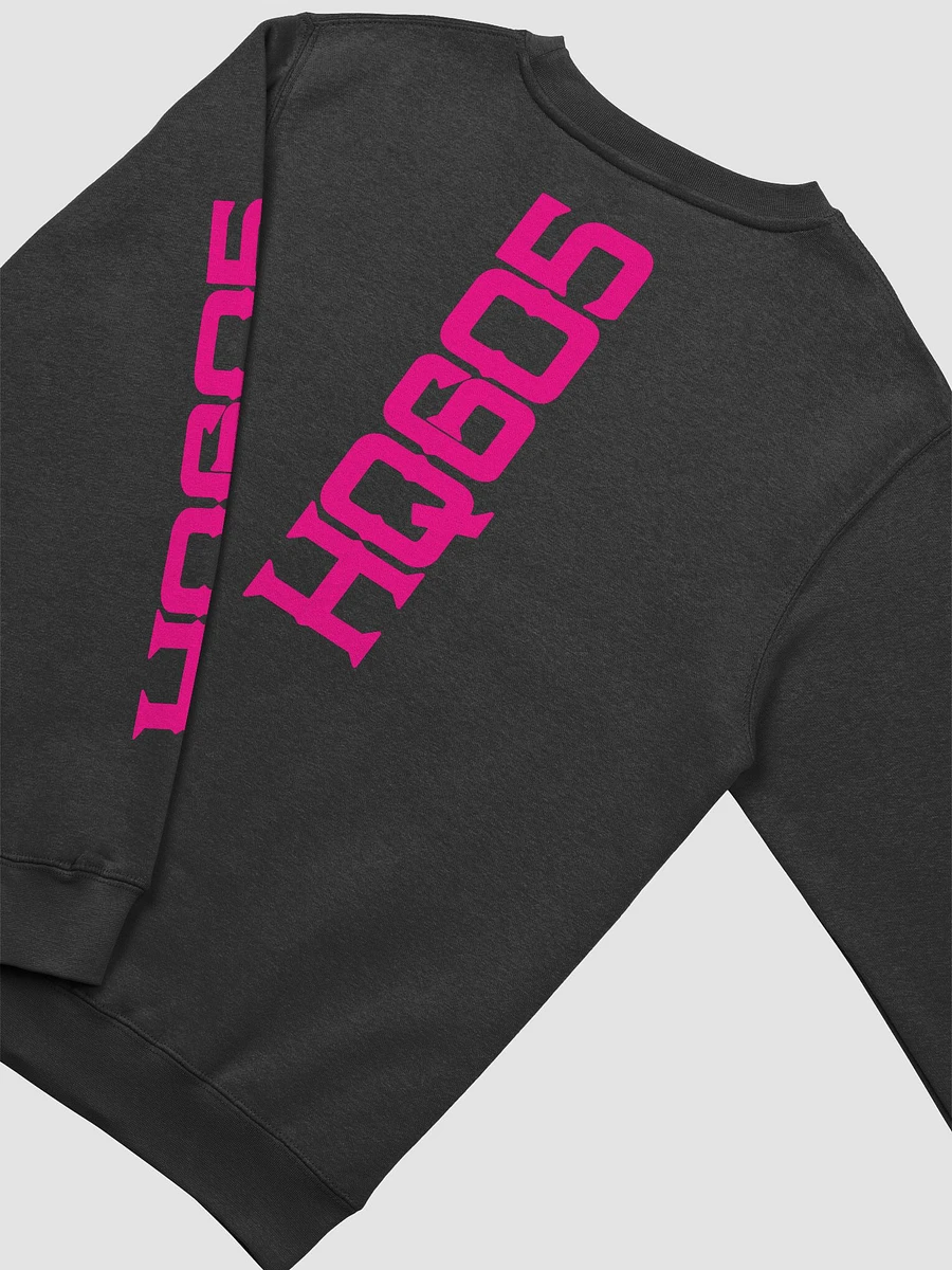 HQ605 Pink Logo w/Back, Sleeves Sweatshirt product image (4)