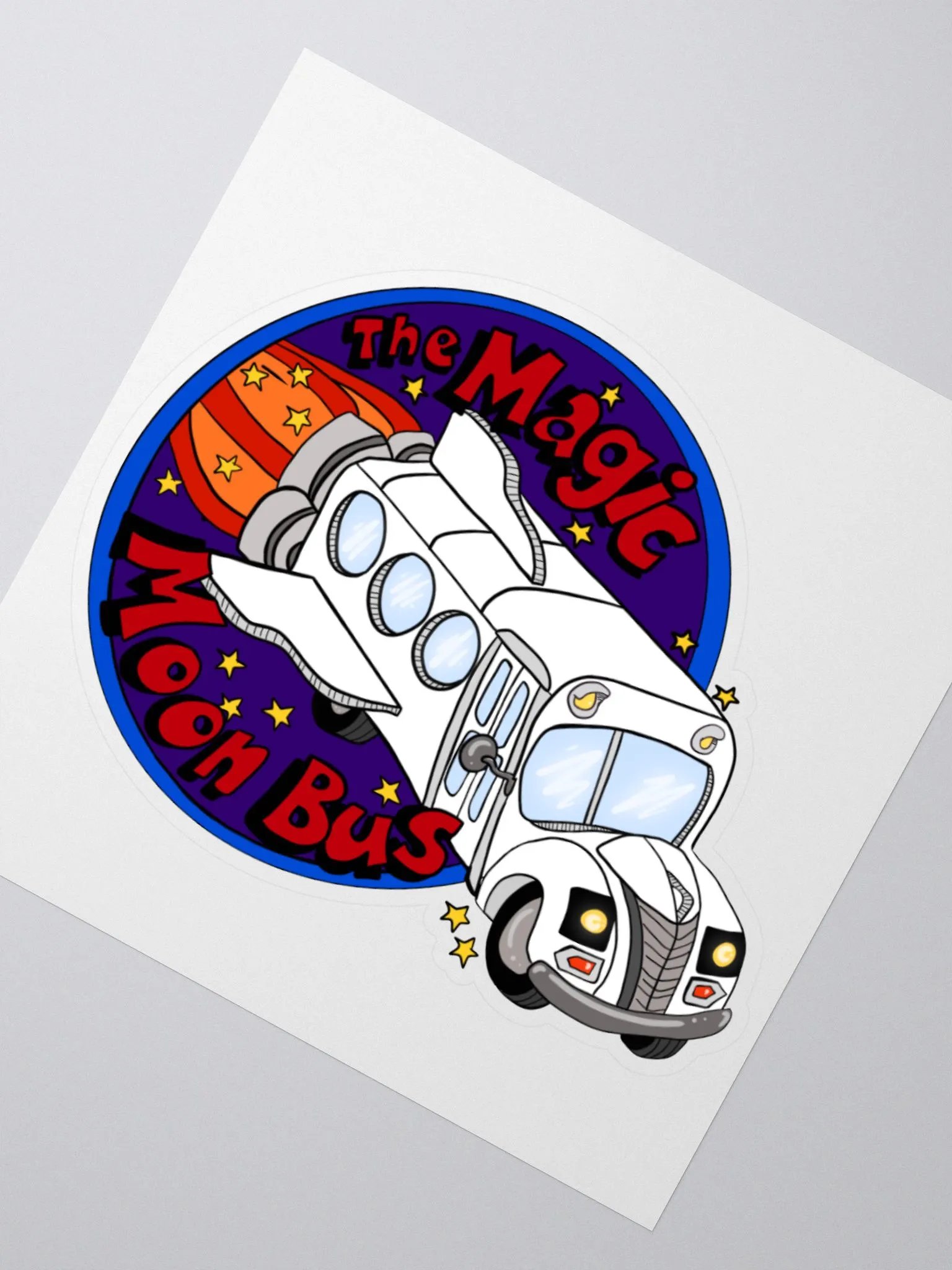 Magic Moon Bus Sticker product image (4)