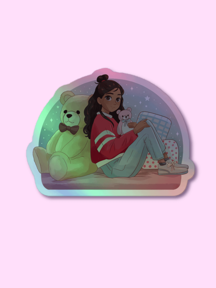 Whimsical Dreams Holographic Sticker product image (1)