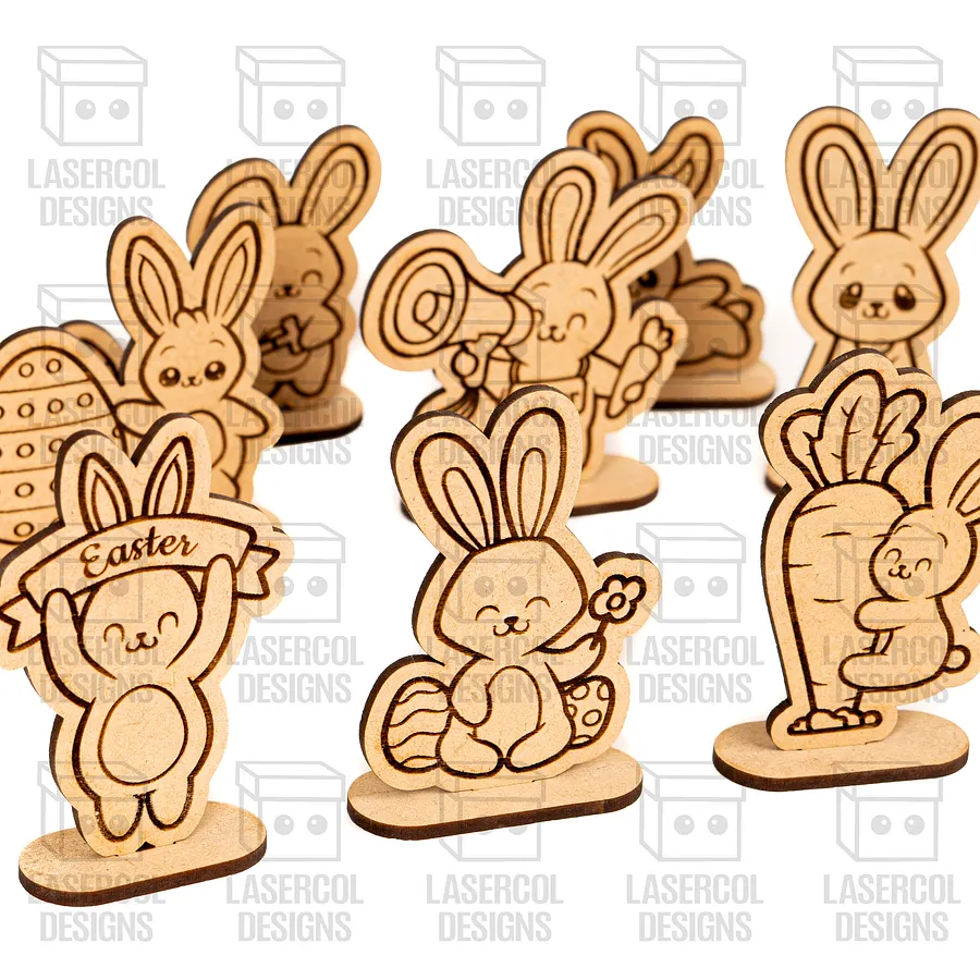 Easter Cutouts With Base Set 3 - Laser Cut Files product image (10)