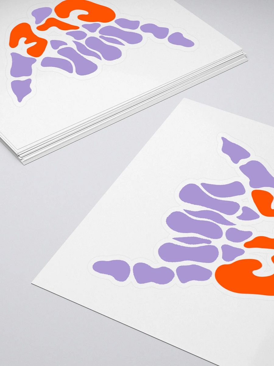 Suns Out, Bones Out Sticker (Purple/Red) product image (4)