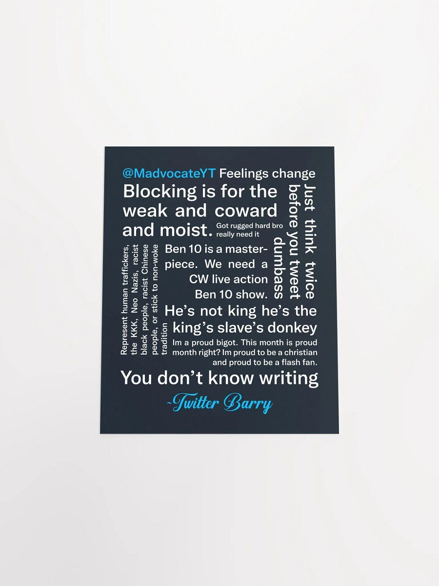 Twitter Barry Poster product image (19)