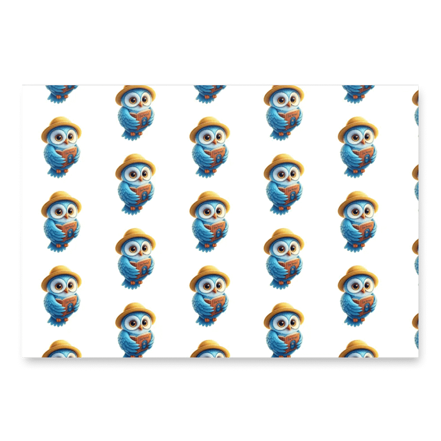 Owl Eyes Wrapping Paper Set product image (2)
