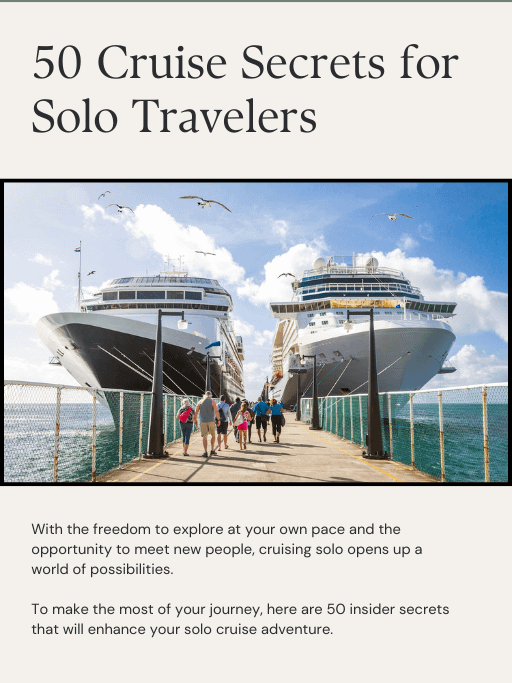 500 Reasons to Solo - The Solo Traveler Guide to Cruises - Cruise Travel Ebook product image (6)