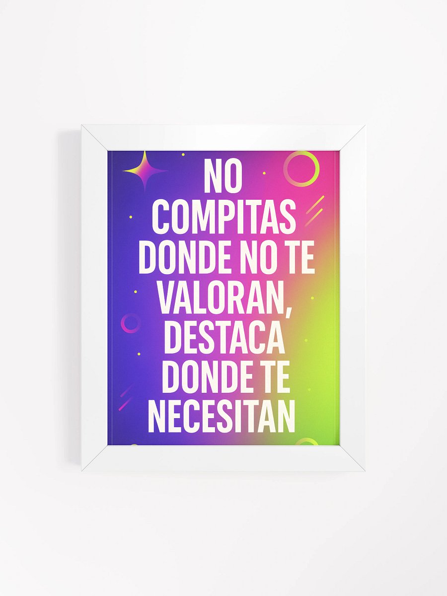 Póster ultra-premium viral corregido con español natural y mindset empowerment product image (4)