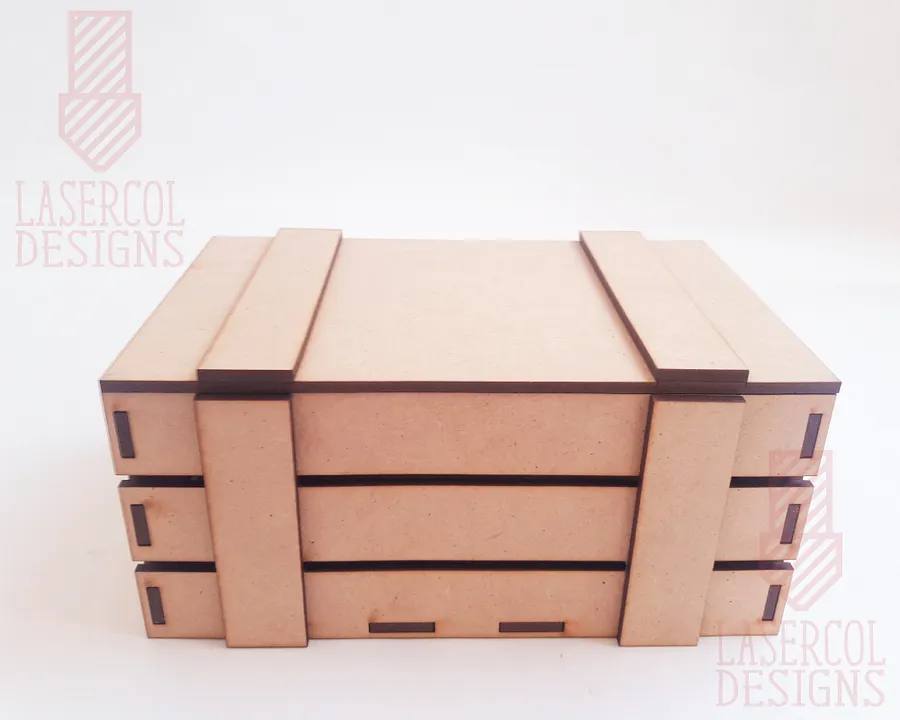 Military Box - Laser Cut Files product image (4)