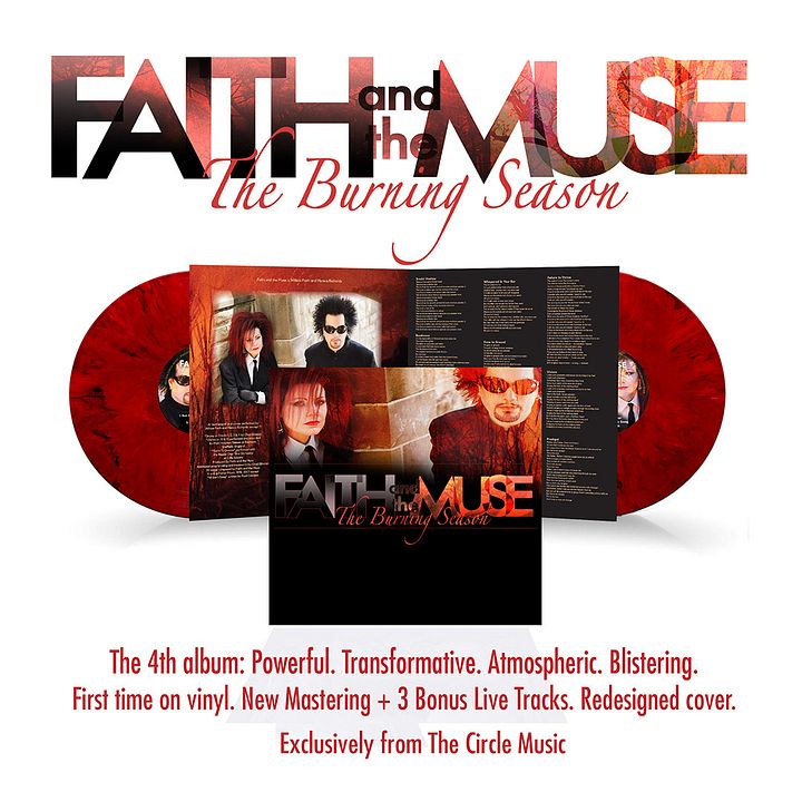 Faith and the Muse The Burning Season Red & Black Marbled Vinyl product image (1)