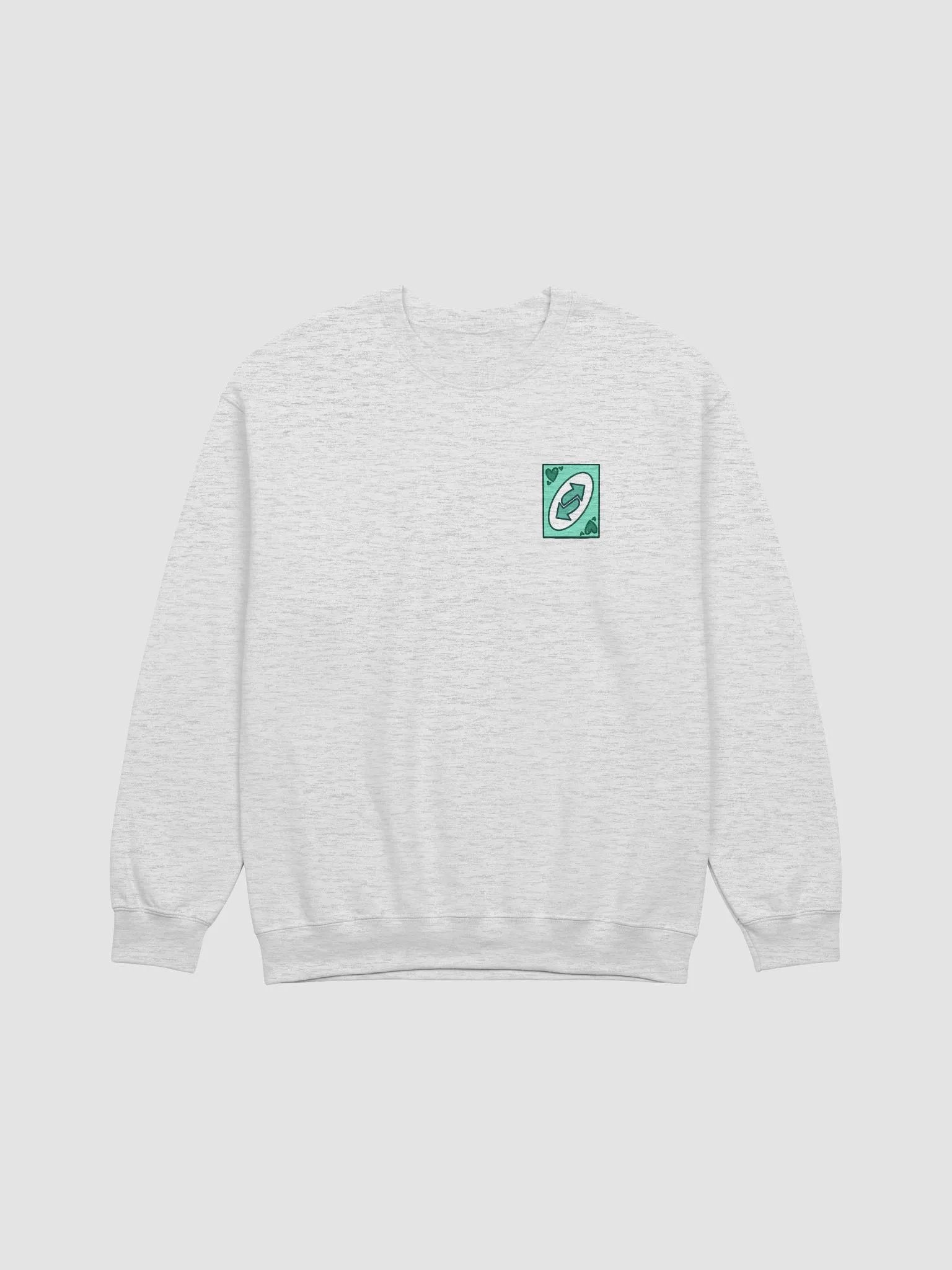 uno reverse crewneck - teal product image (17)