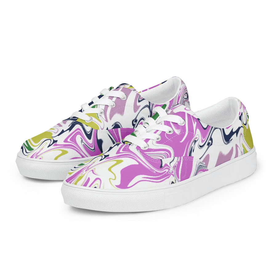 Marbled Dream Women's Lace-Up Canvas product image (8)