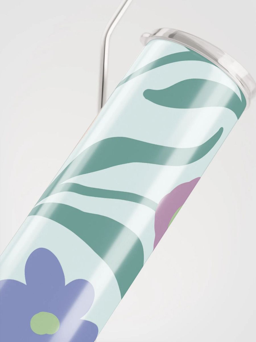 20 oz Floral Fantasy Stainless Steel Tumbler with reusable Straw, leak proof cup lid, Tumbler Mug Flasks product image (4)