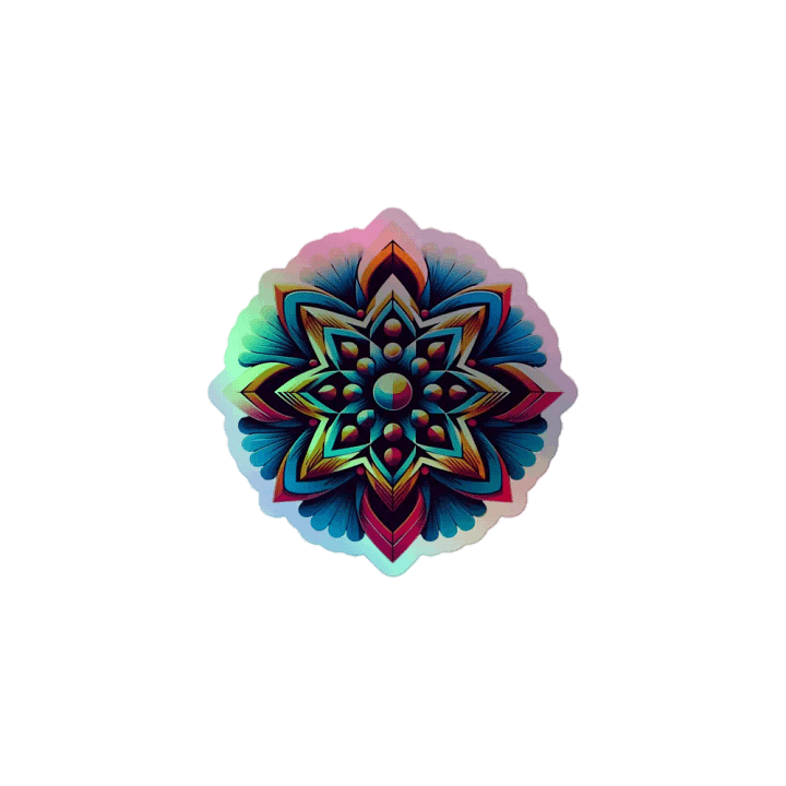 Symmetrical Splendor Holographic Sticker Sheet product image (1)