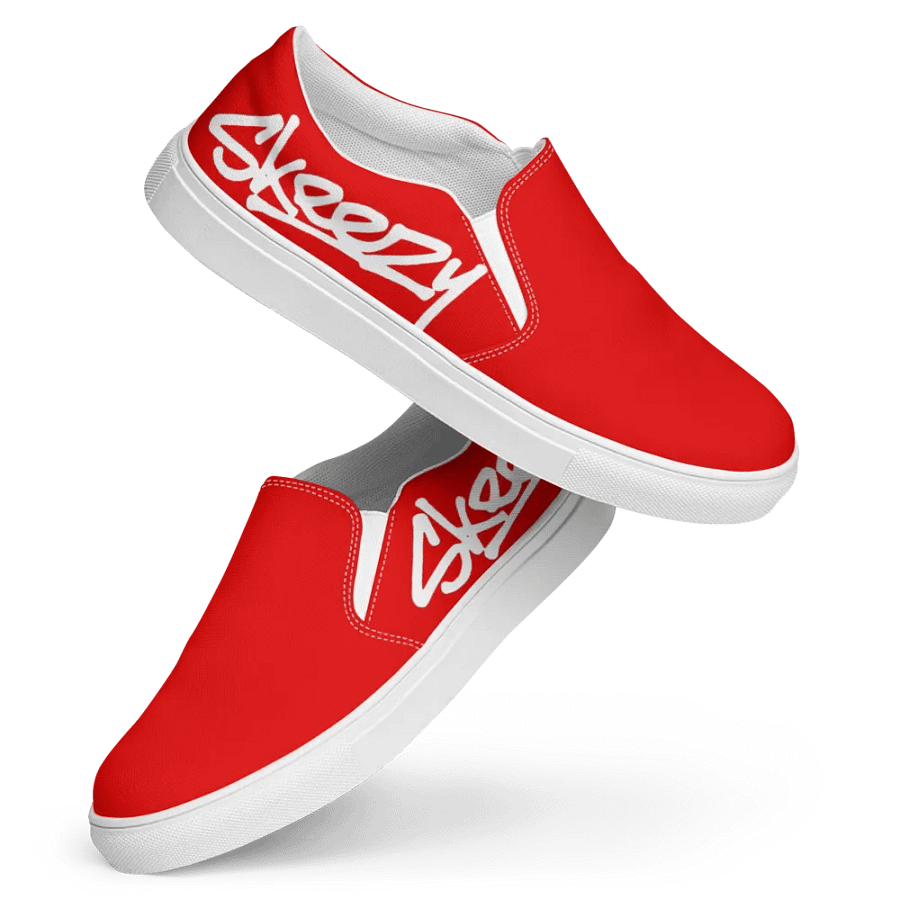Solid Skeezy Slip-Ons RED product image (12)