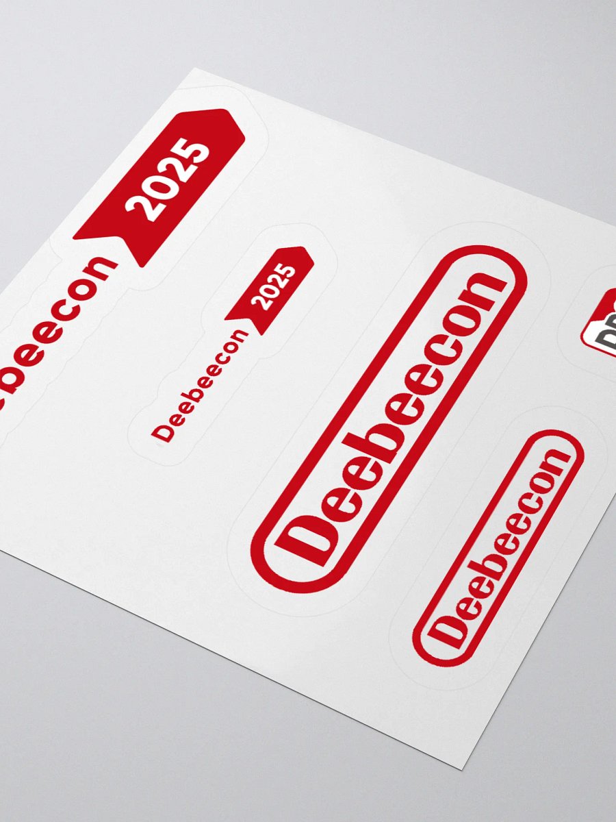 Official DeeBeeCon 2025 stickers product image (3)