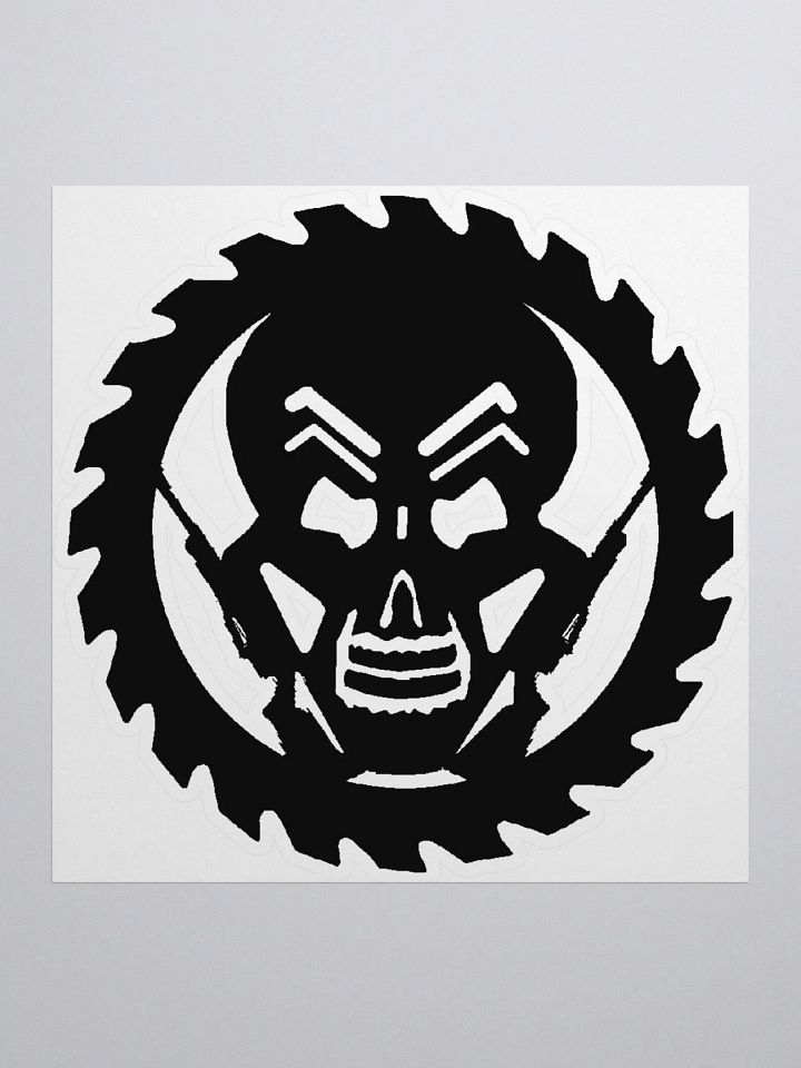 Skull Blade Logo Stickers product image (1)